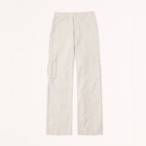 Abercrombie & Fitch Relaxed Cargo Pant - white 26/2L
